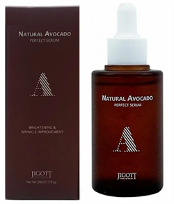 Jigott сыворотка для лица с экстрактом авокадо Natural Avocado Perfect Serum , 50мл - фото 10015
