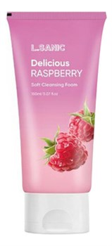 L.SANIC Очищающая пенка для умывания с экстрактом малины Delicious Raspberry Soft Cleansing Foam 150мл - фото 11818