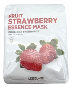 Lebelage Маска тканевая для лица с экстрактом клубники Fruit Strawberry 25г - фото 12549