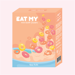EAT MY Набор мини-бомбочек Шипучие фрукты, 30 колечек - фото 12817
