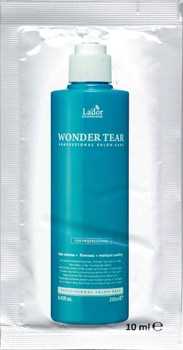 Lador Бальзам-маска для увлажненияукрепления и придания волосам объема WONDER TEAR, 10 мл - фото 12826