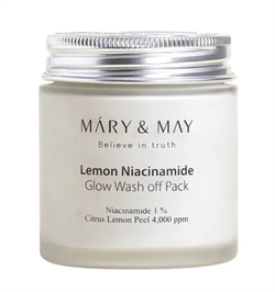 Mary&May Маска глиняная для выравнивания тона c лимоном и ниацинамидом - Lemon Niacinamide Glow Wash Off Pack 125 гр k0cOFxGyjzZu0fUc4WCcG1 - фото 13678