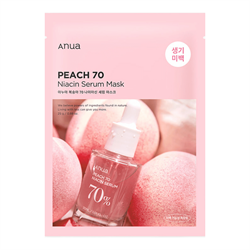 Anua Тканевая маска с персиком для сияния кожи Peach 70% Niacin Serum Mask zo1eYBnXiDJ8kmd10tq2E1 - фото 13925