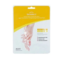 Jigott Увлажняющая осветляющая маска для рук  с витамином В12 Vita Solution 12 Brightening Hand Care Pack, 1 шт Kjj8TJeOhflweTZoQFQkH1 - фото 17184