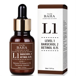 Cos De Baha L1 Мягкая антивозрастная сыворотка с бакучиолом и ретинолом Bakuchiol & Retinol Serum, 30 мл 4vvUrRBChzyupisw2oHJW3 - фото 18191