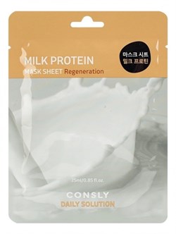 Consly Укрепляющая тканевая маска с молочными протеинами Daily Solution Milk Protein Mask Sheet rFbqOcQxglrj6WUDwhuTy2 - фото 19219
