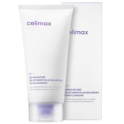 Celimax Слабокислотная очищающая пенка Derma Nature Relief Madecica pH Balancing Foam Cleansing, 150 мл X-hLu8SWiXmnWLsOBlACB3 - фото 19405