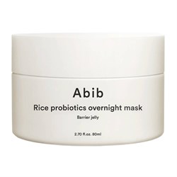 Abib Барьерная ночная гель-маска с пробиотиками Rice Probiotics Overnight Mask Barrier Jelly, 80мл 4b0cIttCjGdka7PNcCc6N2 - фото 21462