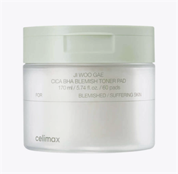 Celimax Пилинг-пэды от воспалений для проблемной кожи  Ji Woo Gae Cica BHA Blemish Toner Pad 2Yuac-DEiKUBffoXfK1s33