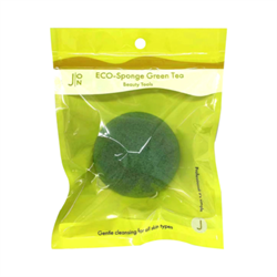 J:on Спонж Конняку Зелёный чай  ECO-Sponge Green Tea, 1 шт. - фото 7371