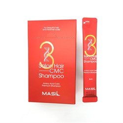 MASIL Восстанавливающий профессиональный шампунь с керамидами Masil 3 Salon Hair CMC Shampoo 8 мл - фото 8108