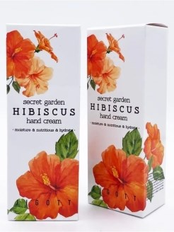 JIGOTT Крем для рук с экстрактом гибискуса Secret Garden Hibiscus Hand Cream,100мл. - фото 8187