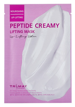 Trimay Тканевая кремовая лифтинг-маска для лица c пептидами Peptide Lifting Mask, 35 мл - фото 8859