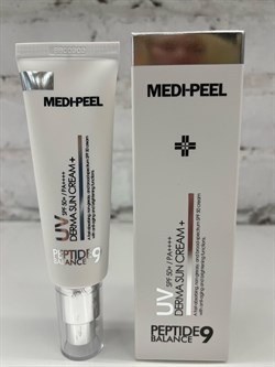 MEDI-PEEL Солнцезащитный крем peptide 9 Balance UV Derma Sun Cream SPF50+ PA+++ (50мл) - фото 8987