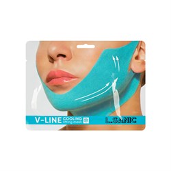 L.Sanic Маска-бандаж для коррекции овала лица с охлаждающим эффектом V-Line Cooling Lifting Face Mask, 20г - фото 9141