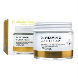 Lebelage Крем для лица осветляющий, с витамином С,  Dr.  Viramin C  cure cream 70 мл - фото 9342