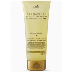 LADOR Бессульфатный шампунь против выпадения волос  Dermatical Hair-Loss Shampoo 200 мл - фото 9366