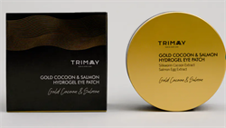 Trimay патчи с золотым шелкопрядом Gold Cocoon i Salmon Hydrogel Eye Patch 60шт - фото 9617