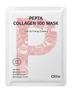 Ottie Тканевая маска Pepta Collagen 100 Mask 23г - фото 9626
