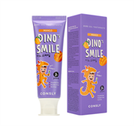 Consly Детская гелевая зубная паста c ксилитом и вк. манго Consly Dino's Smile Kids Gel Toothpaste 60г