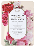 Koelf маска-шапочка для волос с экстрактом розы Rose Petal Satin Hair Mask