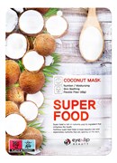 EYENLIP Тканевая маска увлажняющая , с кокосом SUPER FOOD PEACH COCONUT