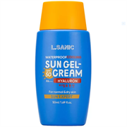 LSANIC Гель-крем для лица солнцезащитный увлажняющий- sun expert hyaluronic acid gel-cream spf 50/pa++++, 50мл