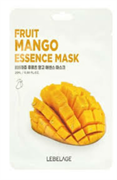 LEBELAGE Маска для лица тканевая с экстрактом манго FRUIT MANGO ESSENCE MASK
