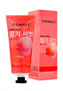 Consly Крем для рук с ароматом клубничного сорбета  Dessert Time Strawberry Sorbet Hand Cream, 100 мл -uaPSZZPjIDDQ1SLfmBff3