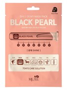 Mijin Маска тканевая для лица c экстрактом жемчуга CARE DAILY DEW MASK PACK BLACK PEARL, 25гр FUkvtNAvhI-O6NoOIteIF1