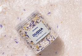 DUSHA Соль морская с шиммером и цветами для ванны "Bohema", 600г JLzMDpD3ibln3EBPs5y352