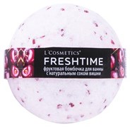 L Cosmetics Бурлящий шарик для ванны  Fresh Time с соком вишни 170 г