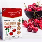 SINGI  Коллагеновое желе с вишней и витамином C COLLAGEN CHERRY JELLY STICKS, 20 гр