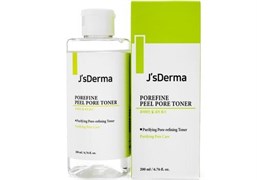JsDerma Пилинг-тонер Pore Cleaning&Refine Glycolic Acid 1% Toner