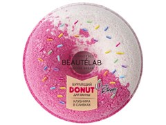 L Cosmetics Бурлящий Donut для ванны клубника в сливках 160 г