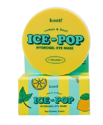KOELF Гидрогелевые патчи для глаз с лимоном и базиликом Lemon & Basil Ice-Pop Hydrogel Eye Mask, 60шт