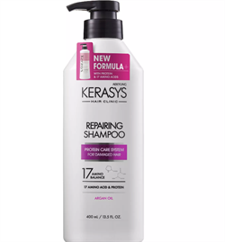 Kerasys Шампунь для волос восстанавливающий с церамидами и авокадо, 400 мл - фото 11875