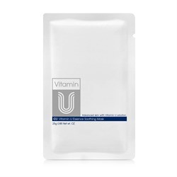 CUSKIN Восстанавливающая тканевая маска с витамином U Vitamin U Essence Soothing Mask, 25 г - фото 12525