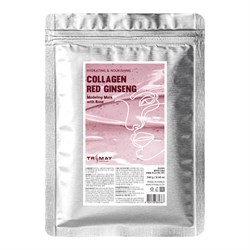 TRIMAY Альгинатная маска коллаген/красный женьшень Collagen&Red Ginseng Modeling Mask With Rose (240гр) 0lGTzjQ7gqIzWMwrUjDti2 - фото 13265