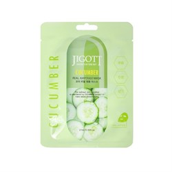 JIGOTT Тканевая маска для лица с огурцом Cucumber Real Ampoule Mask y0mRoArhjnitnSN2ADpYf1 - фото 13551