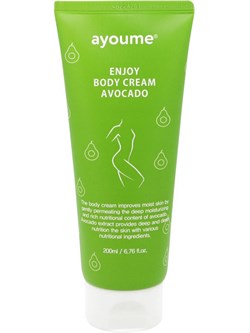 Ayoume Крем для тела с авокадо mini body cream avocado  200мл PjPgEKK5g3BwdtsGokYJd2 - фото 13592