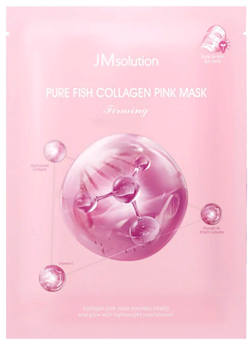 JMsolution Маска укрепляющая с коллагеном для сияния кожи Pure Fish Collagen Pink Mask yvqxeNlbhRoKLRNQH41VL1 - фото 13642