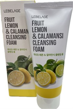 LEBELAGE Очищающая пенка с лимоном и экстрактом каламанси FRUIT LEMON & CALAMANSI CLEANSING FOAM 100ml la1Z4toej3VFkJfUqKlTi3 - фото 13858