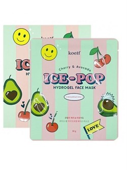 Koelf Гидрогелевая маска для лица с вишней и авoкадо Koelf Cherry&Avocado Ice-Pop Hidrogel Mask 0fBs3h61gRIU9Pu5fRsti0 - фото 14075