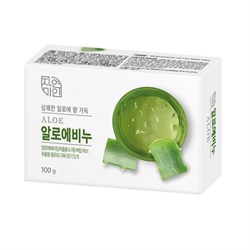 Mukunghwa Мыло для лица и тела с алоэ вера Fresh Aloe Soap, 100 г 1gkrVgLdiWt2TZ9f1Hjdl3 - фото 14089