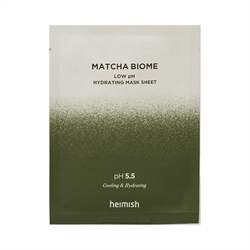 HEIMISH Увлажняющая маска с матчей и пробиотиками MATCHA BIOME LOW PH HYDRATING MASK SHEET UxRcYCgsjDJb1SUdJ81nl2 - фото 14167