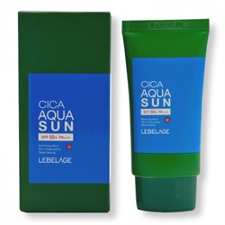 LEBELAGE Увлажняющий солнцезащитный крем SPF50+/PA+++ CICA AQUA SUN, 30 МЛ. V9lS0k47i3hQTNB85l29C3 - фото 14224