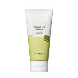 THE SAEM Увлажняющая и очищающая пенка с экстрактом зеленого чая  Healing Tea Garden Green Tea Cleansing Foam, 170 мл ktnZ9C2OiLe6rzg38EIqd3 - фото 14311