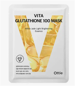 Ottie Тканевая маска Vita Glutathione 100 Mask 23г 8TINA2zjguAwaEfcFH1ui0 - фото 14363