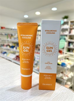 Освежающий солнцезащитный крем-гель на хим. фильтрах Deoproce Hyaluronic Cooling Sun Gel SPF 50+ PA+++ Vr5MrIMTj-NabhQzC304m3 - фото 14382